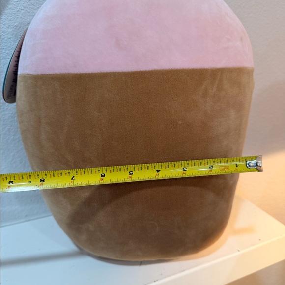 Squishmallows Bernice Boba Tea Plush 12” Pink Brown Bubble Tea Stuffed Animal - Picture 6 of 6